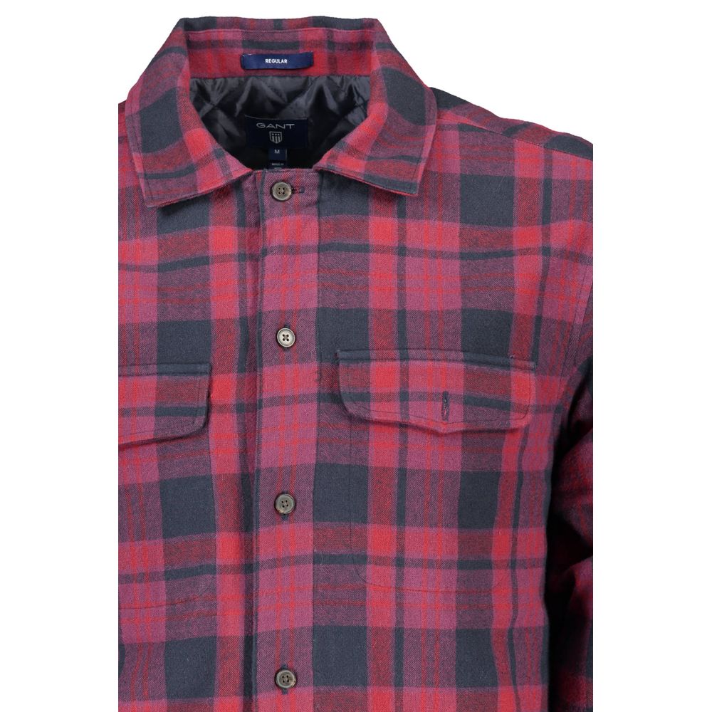 Gant Cotton Men Shirt with Long Sleeves and Italian Collar