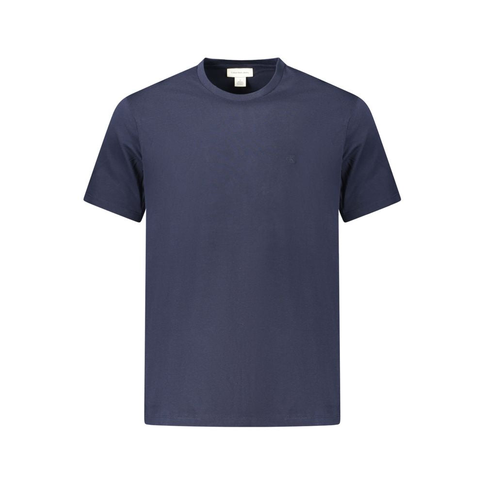 Blue Cotton Men's T-Shirt mens luxury fashion - Mens Edit