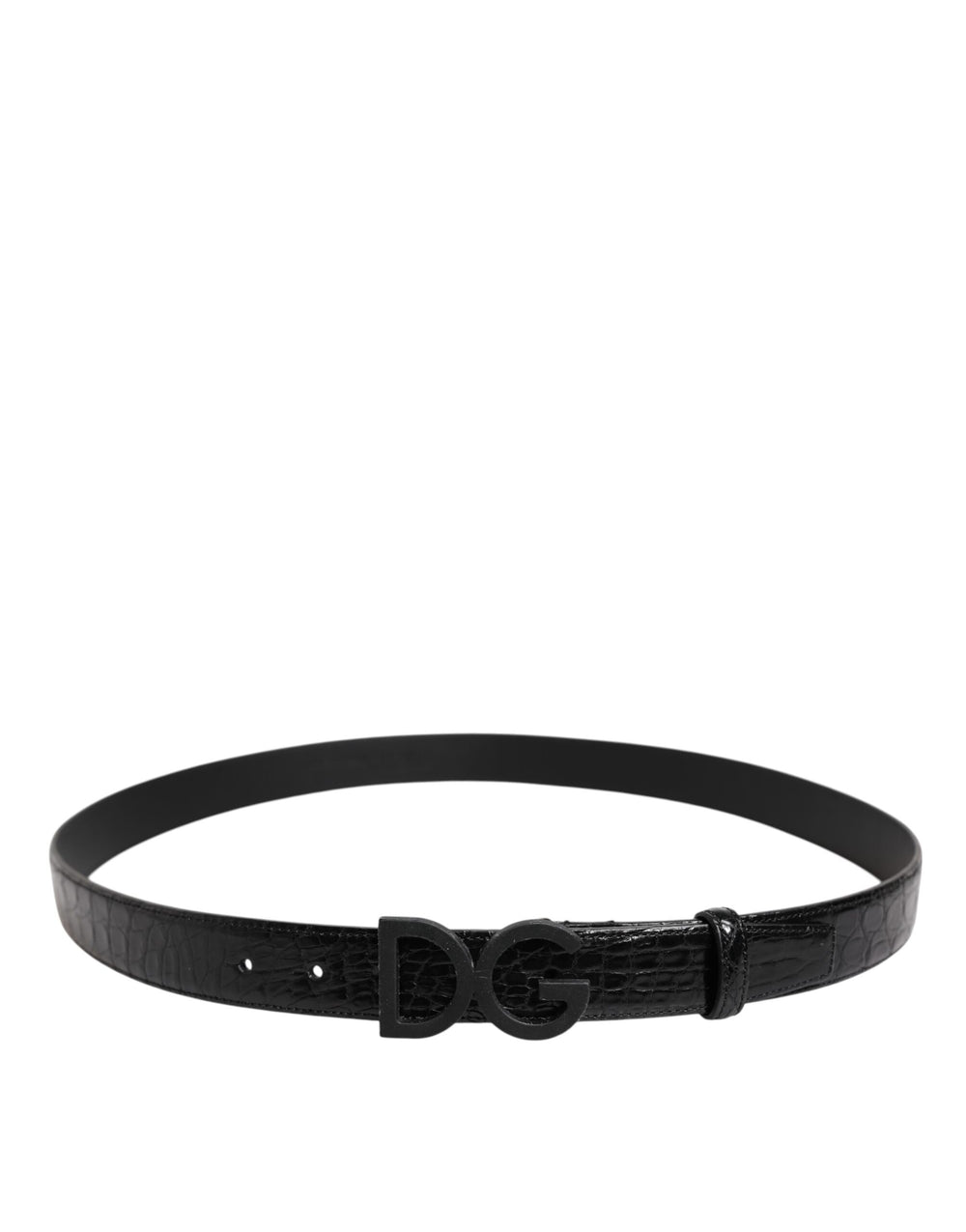 Dolce & Gabbana Leather Belt in Black
