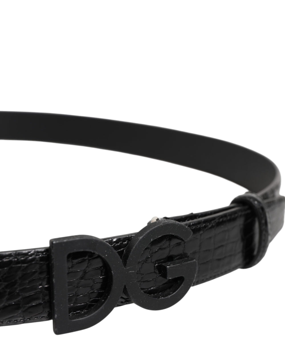 Dolce & Gabbana Leather Belt in Black