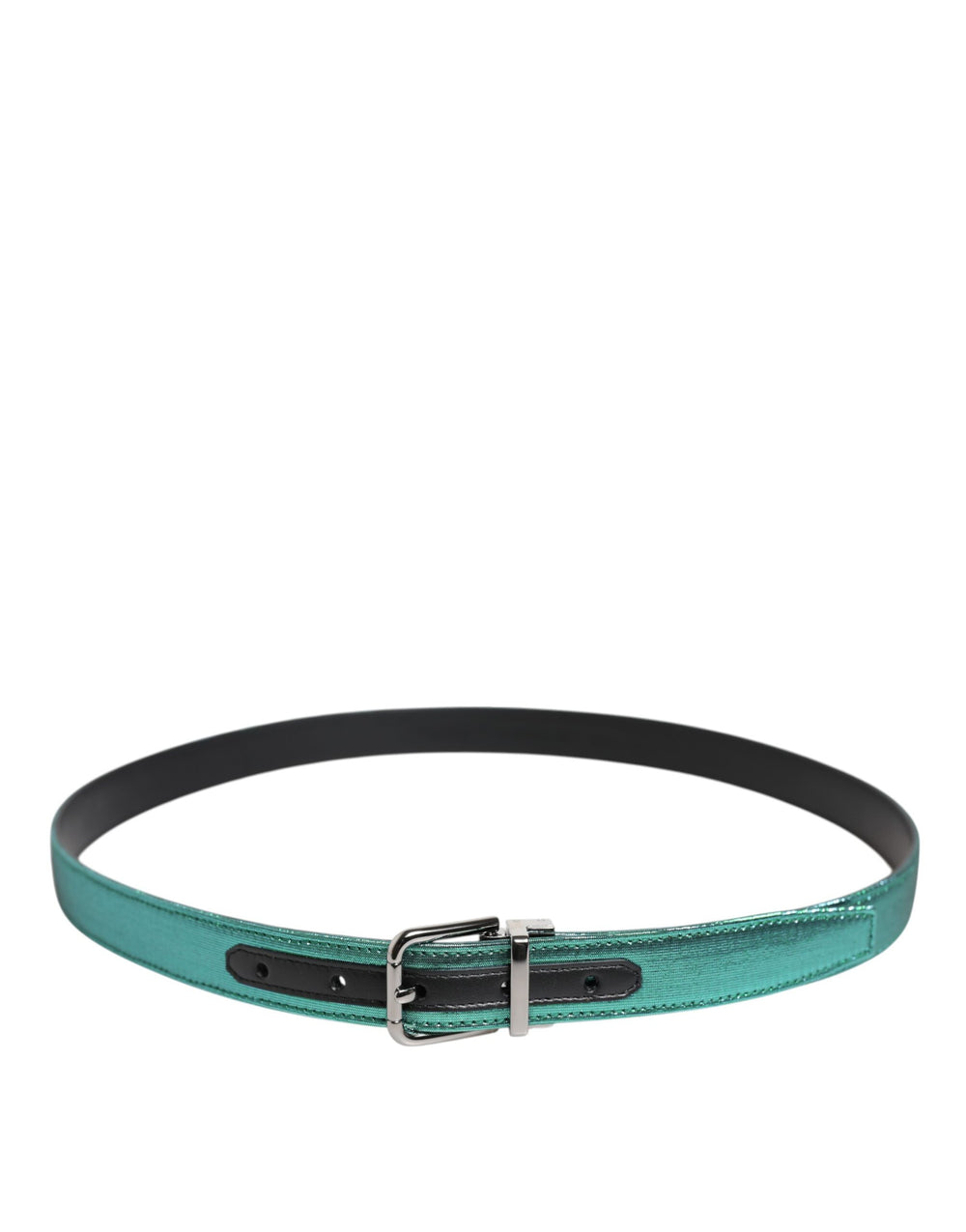Dolce & Gabbana Polyester Belt in Black and Green
