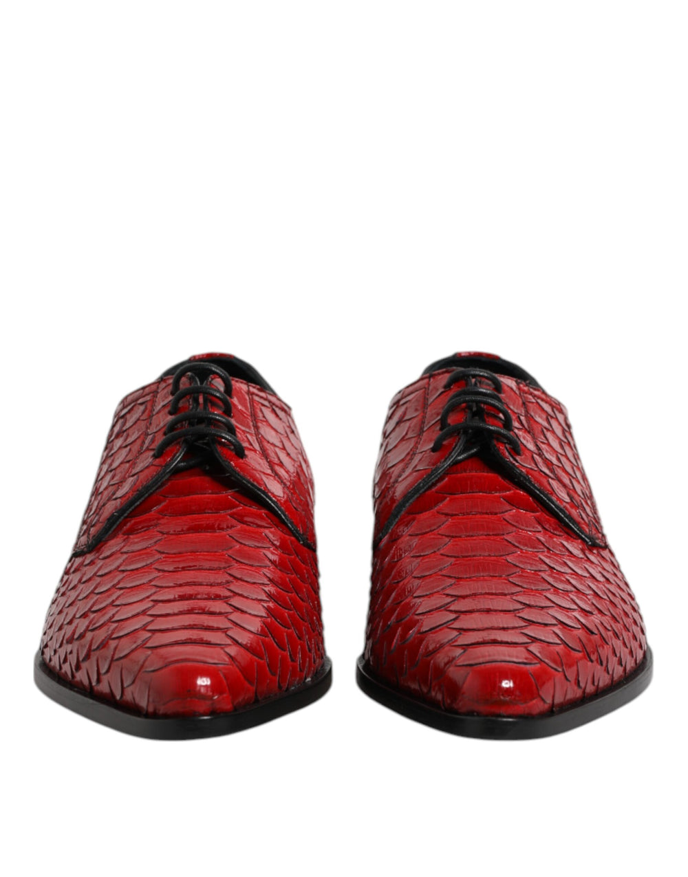 Red Exotic Leather Lace Up Dress Derby Shoes mens luxury fashion - Mens Edit
