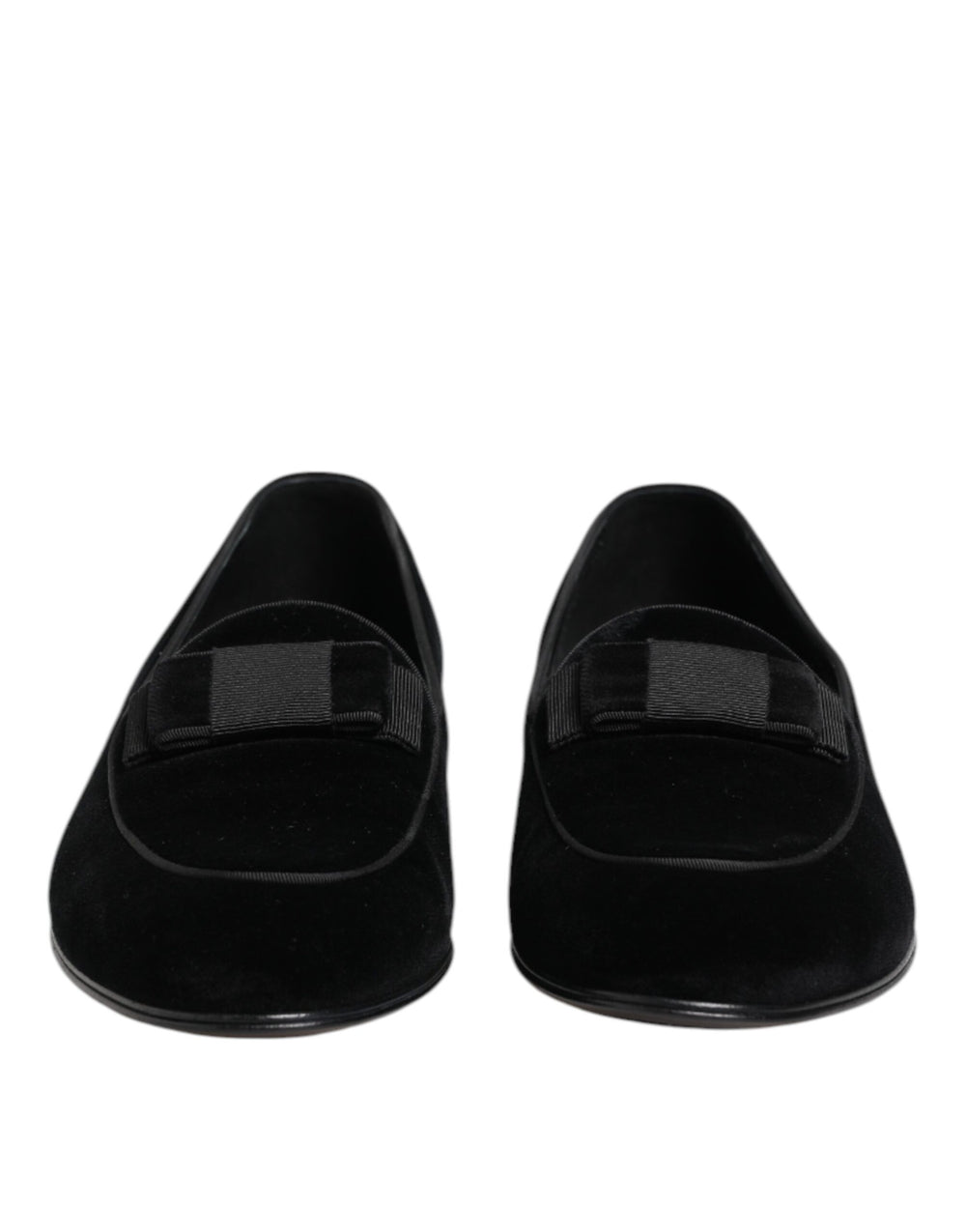 Dolce & Gabbana Velvet Loafers in Black