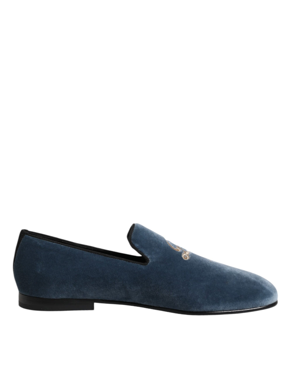 Dolce & Gabbana Velvet Loafers in Blue