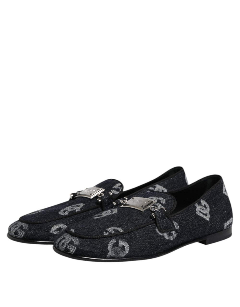 Dolce & Gabbana Cotton Loafers in Blue