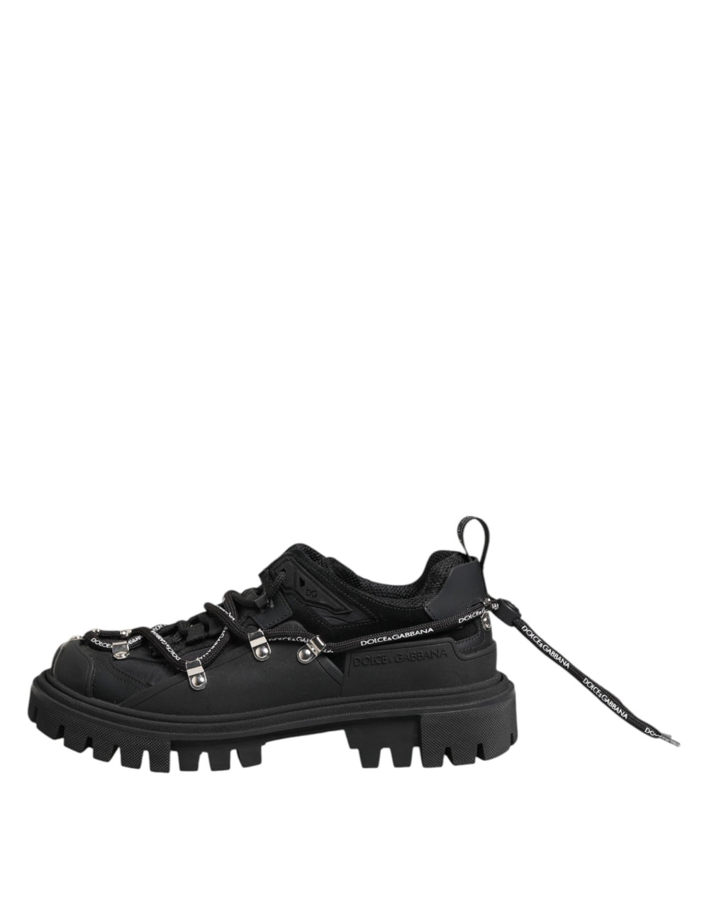 Dolce & Gabbana Low Top Lace-Up Trekking Sneakers in Black