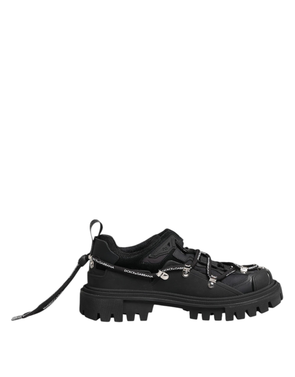 Dolce & Gabbana Low Top Lace-Up Trekking Sneakers in Black