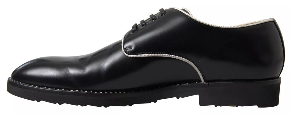 Dolce & Gabbana Leather Formal Dress Shoes in Black and White