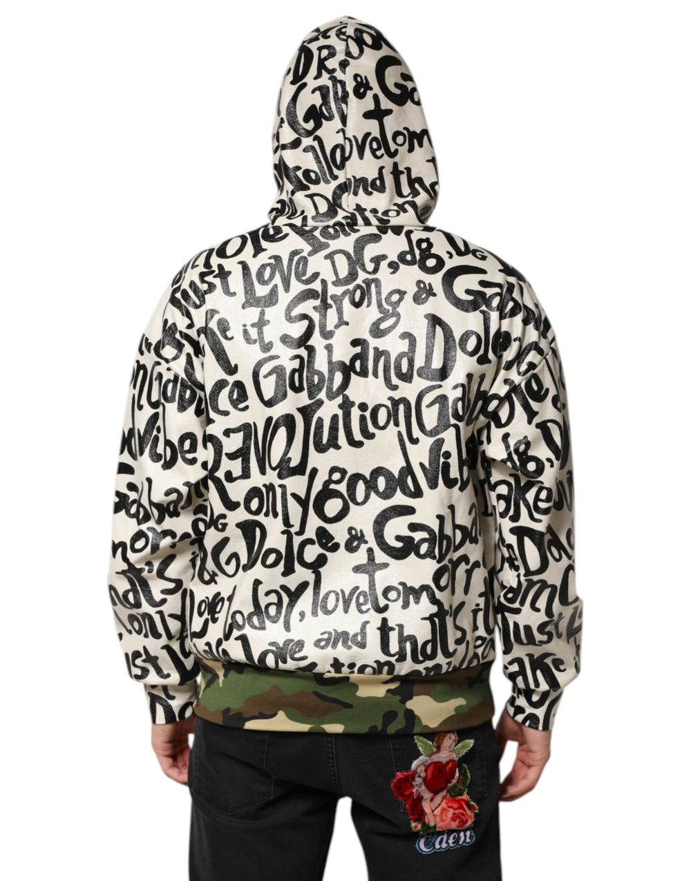 Dolce & Gabbana Hooded DGMania Sweatshirt in Multicolor