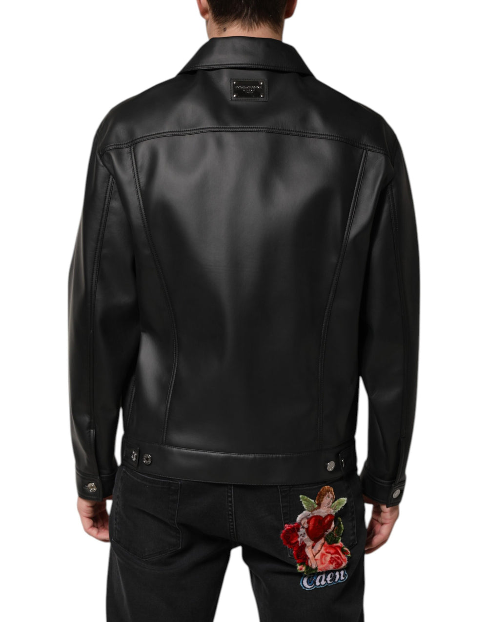 Dolce & Gabbana Biker Jacket in Black