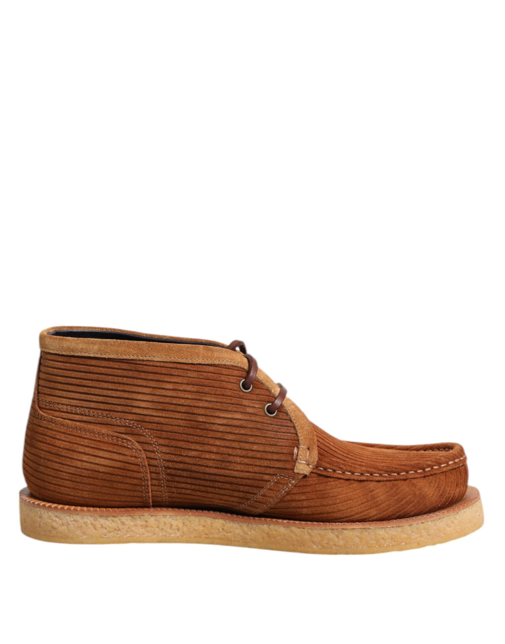 Dolce & Gabbana Suede Nubuck Leather Desert Ankle Boots in Brown