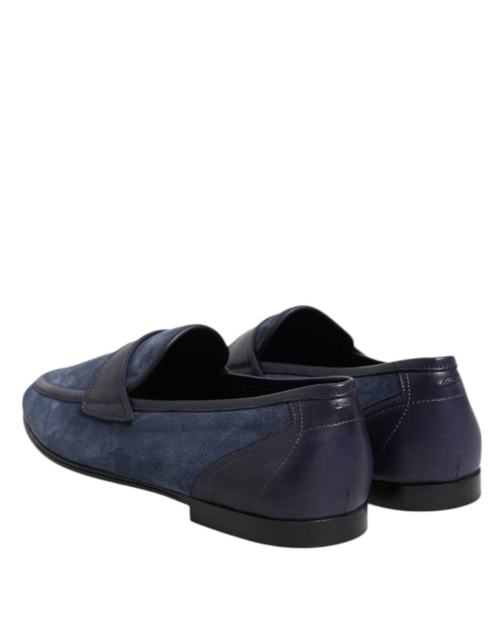 Dolce & Gabbana Calfskin Leather Loafers in Blue