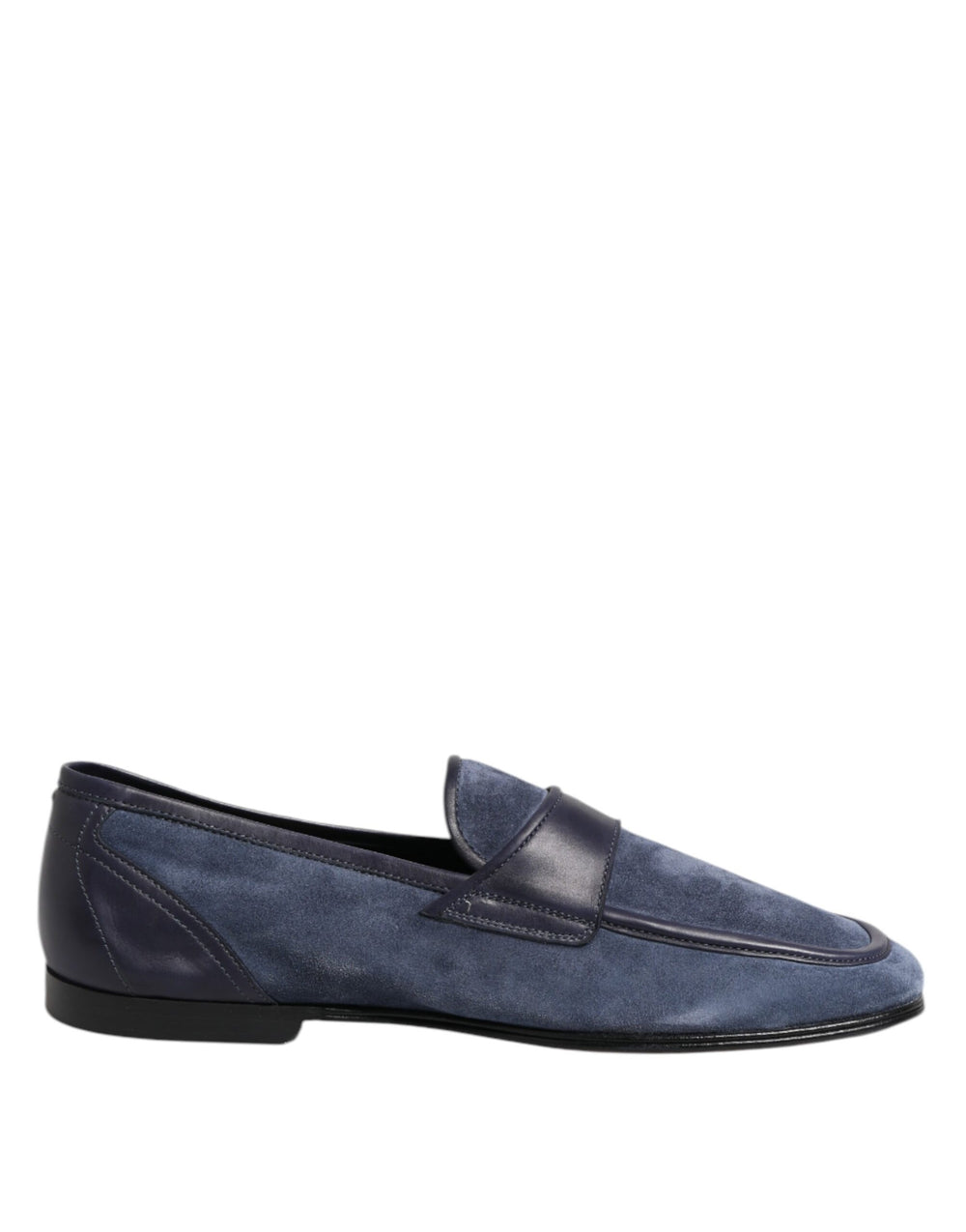 Dolce & Gabbana Calfskin Leather Loafers in Blue