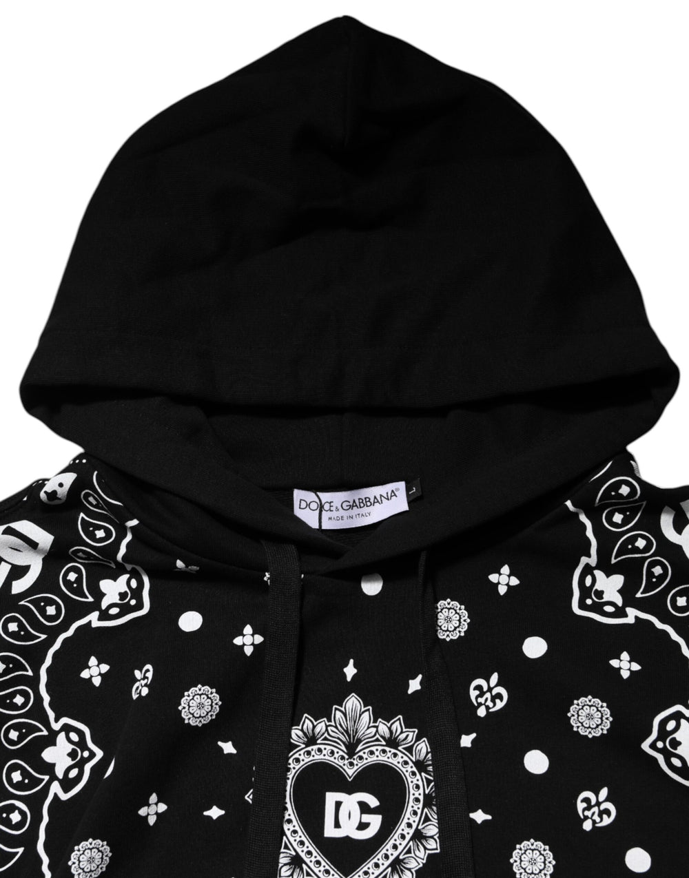 Dolce & Gabbana Cotton Hoodie in Black