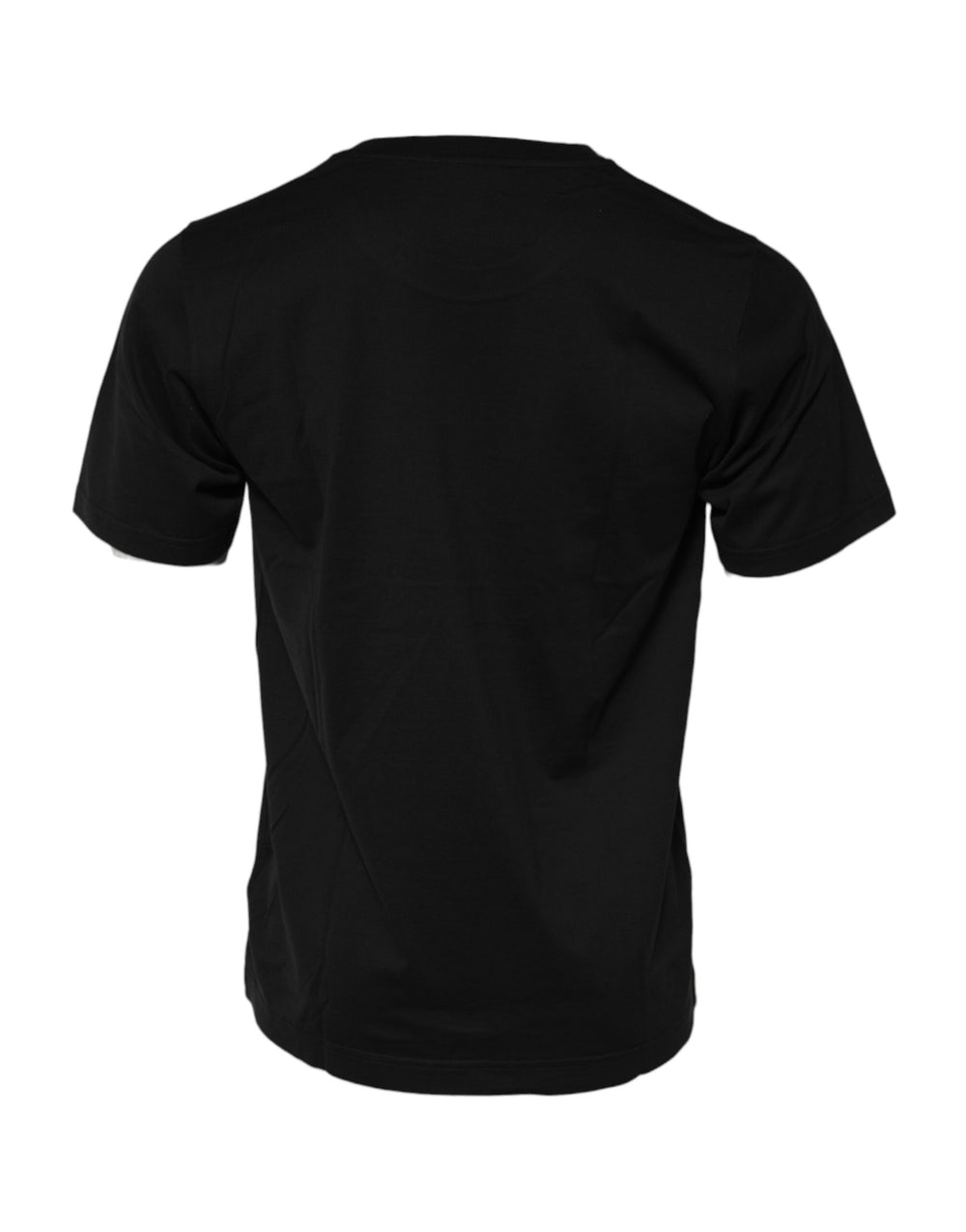 Dolce & Gabbana Cotton Crew Neck T-shirt in Black