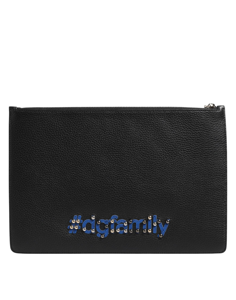 Dolce & Gabbana Leather Clutch Pouch Bag in Black