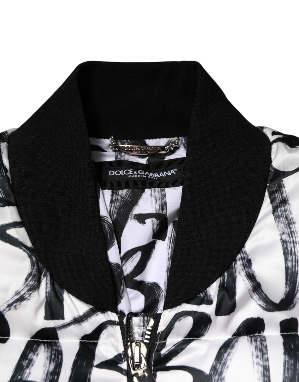 Dolce & Gabbana Βαμβακερό Bomber Jacket σε Λευκό