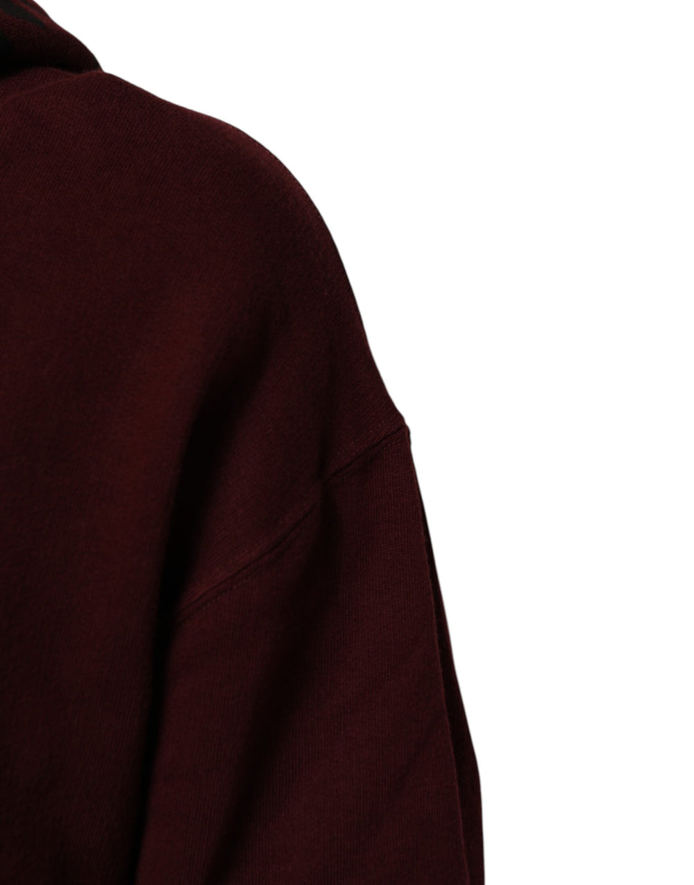 Dolce & Gabbana 100% Cotton Hoodie in Burgundy
