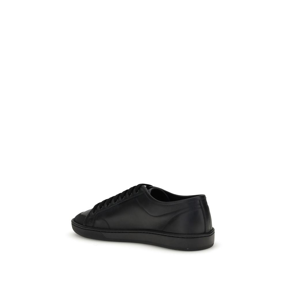 Saint Laurent Δερμάτινα Sneakers από δέρμα μοσχαριού σε Μαύρο