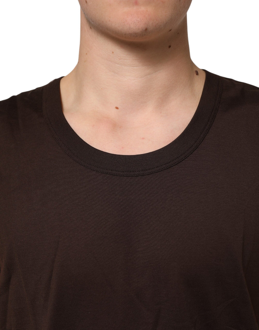 Dolce & Gabbana 100% Cotton Tank Top in Brown