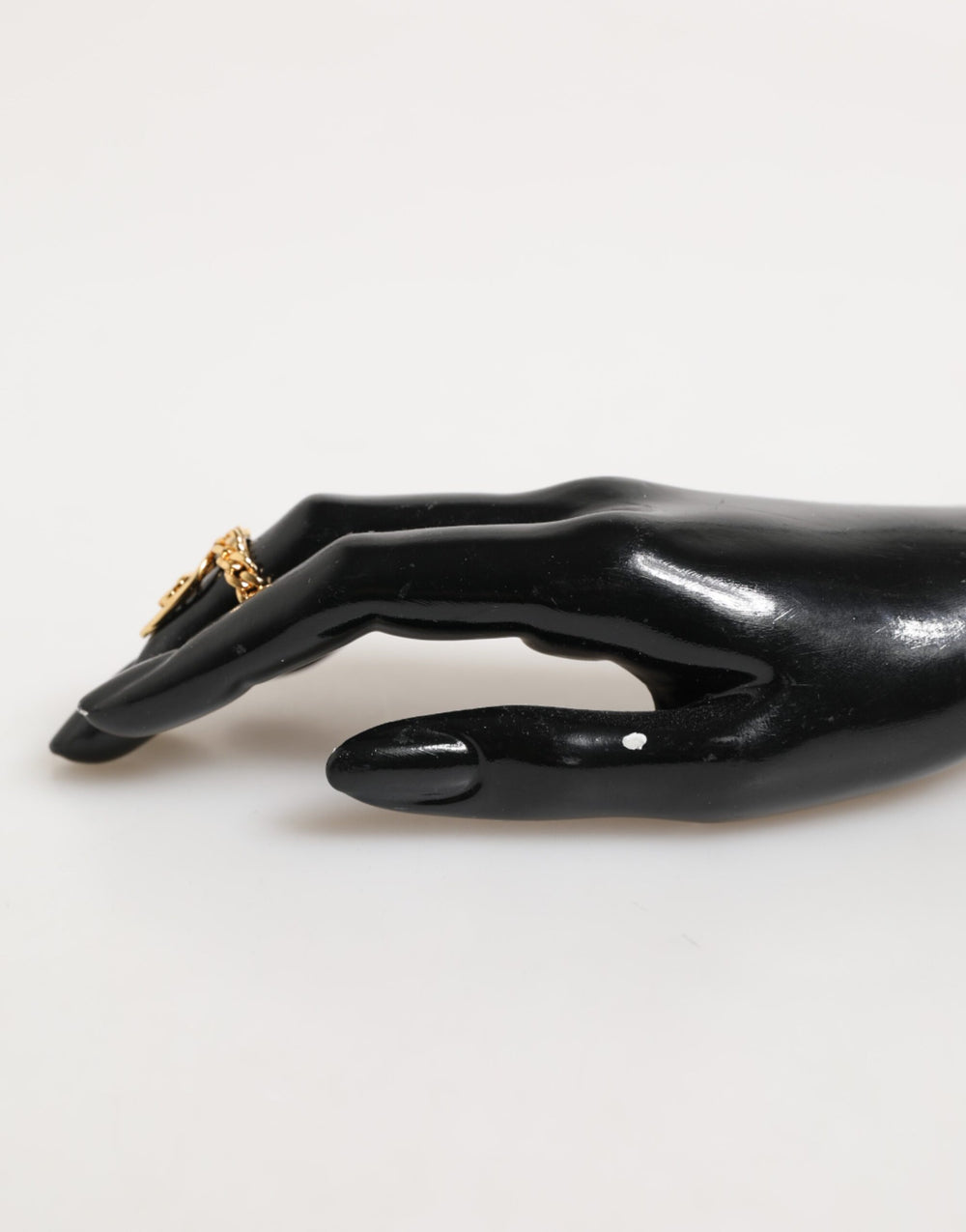 Dolce & Gabbana Brass Chain Ring in Gold
