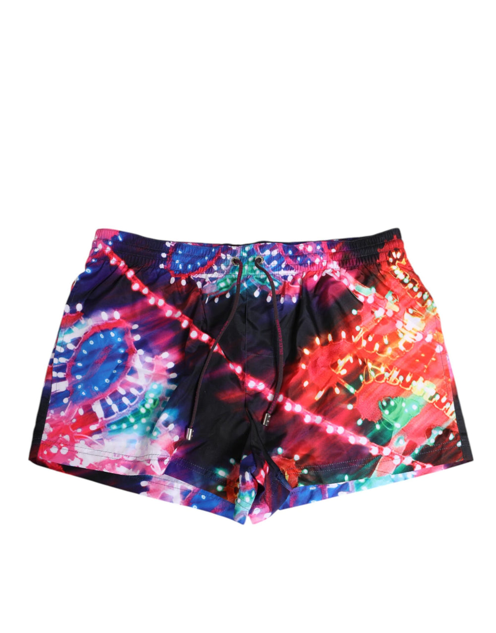 Dolce & Gabbana Multicolor Neon Print Swim Shorts