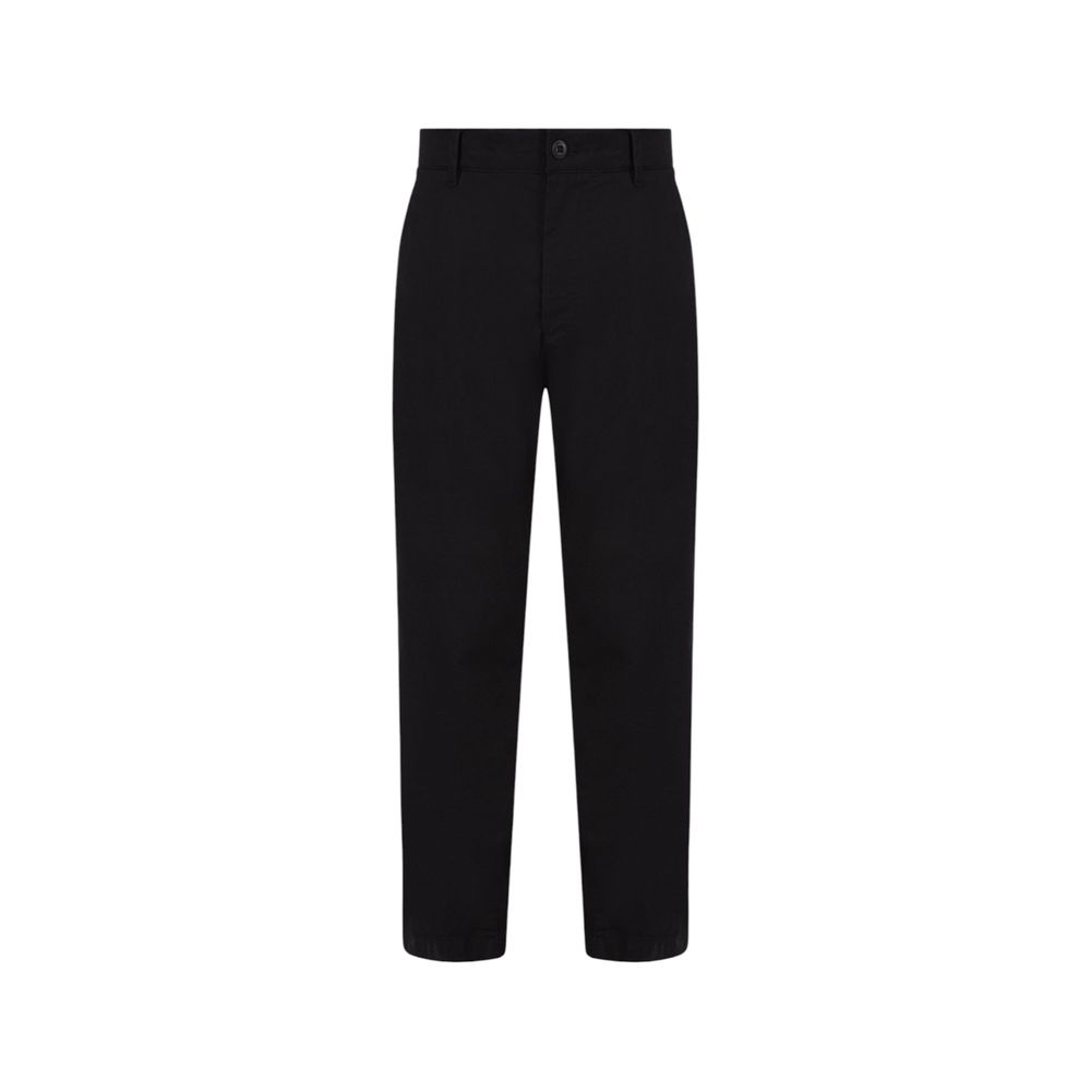 Calvin Klein Black Recycled Cotton Chino Pants