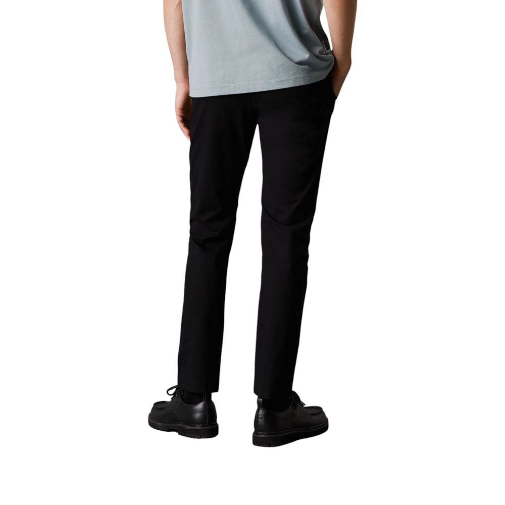 Calvin Klein Black Recycled Cotton Chino Pants