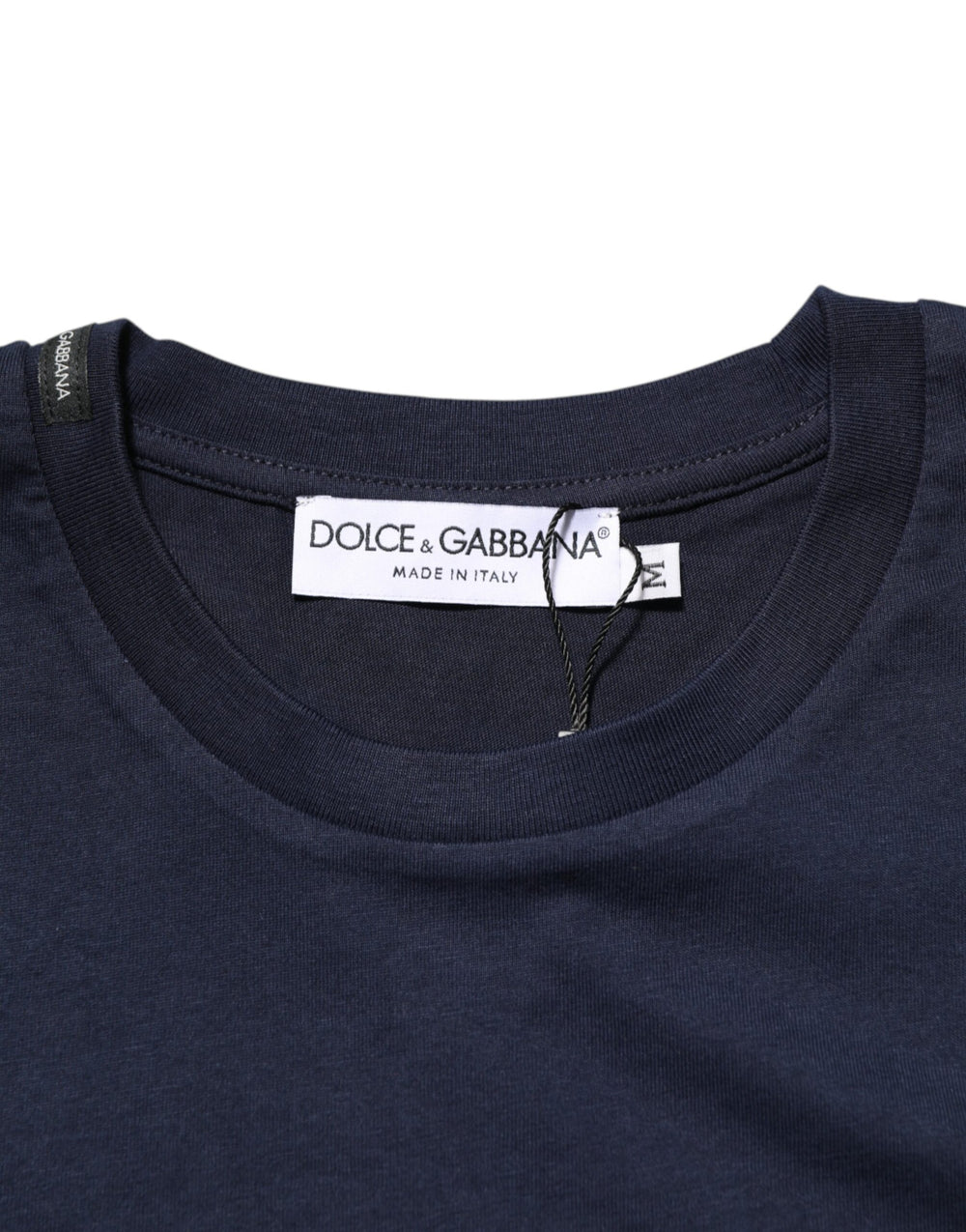 Dolce & Gabbana 100% Cotton T-shirt in Dark Blue