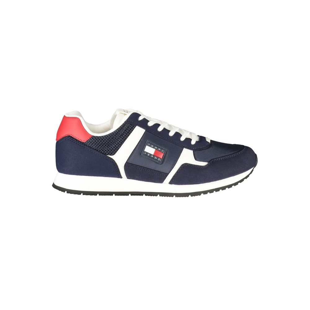 Blue Polyurethane Men Sneaker mens luxury fashion - Mens Edit