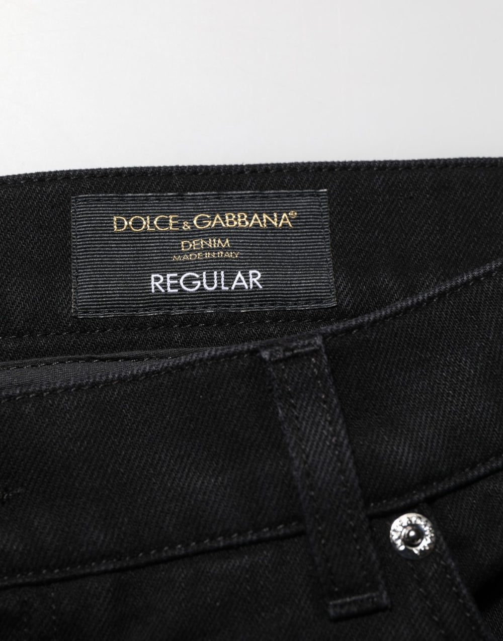 Dolce & Gabbana Cotton Jeans in Black