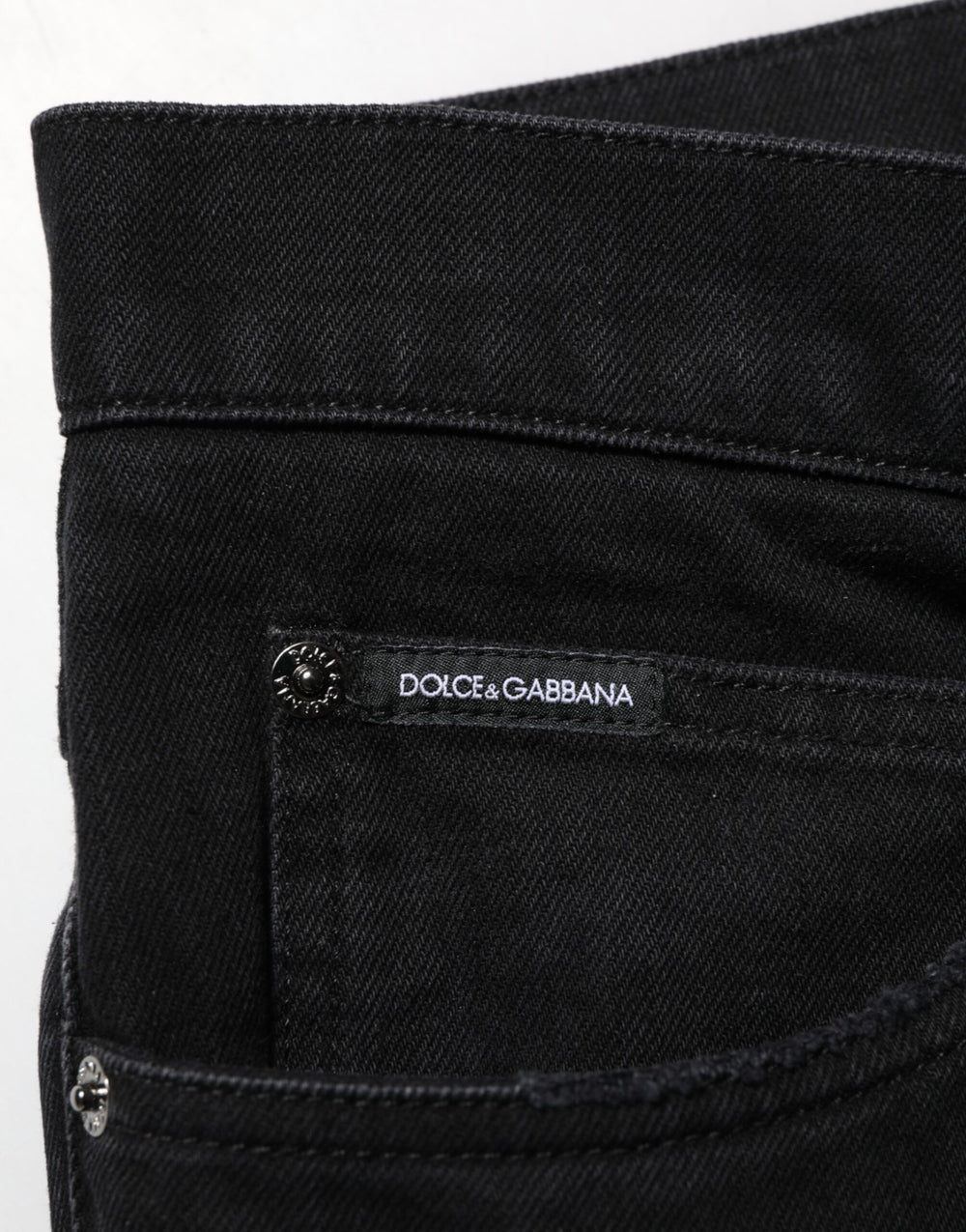 Dolce & Gabbana Cotton Jeans in Black