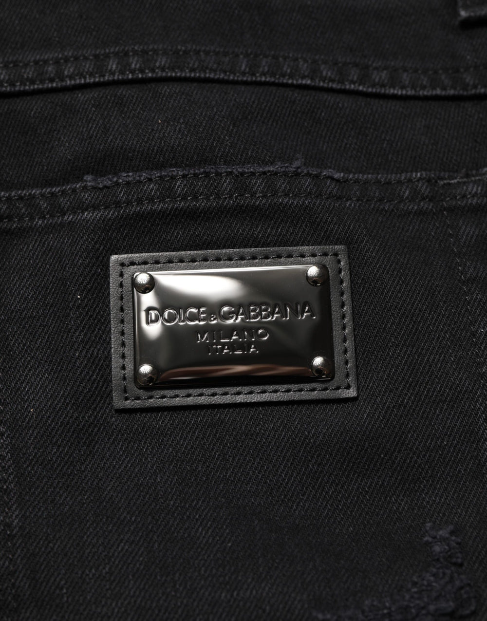 Dolce & Gabbana Cotton Jeans in Black