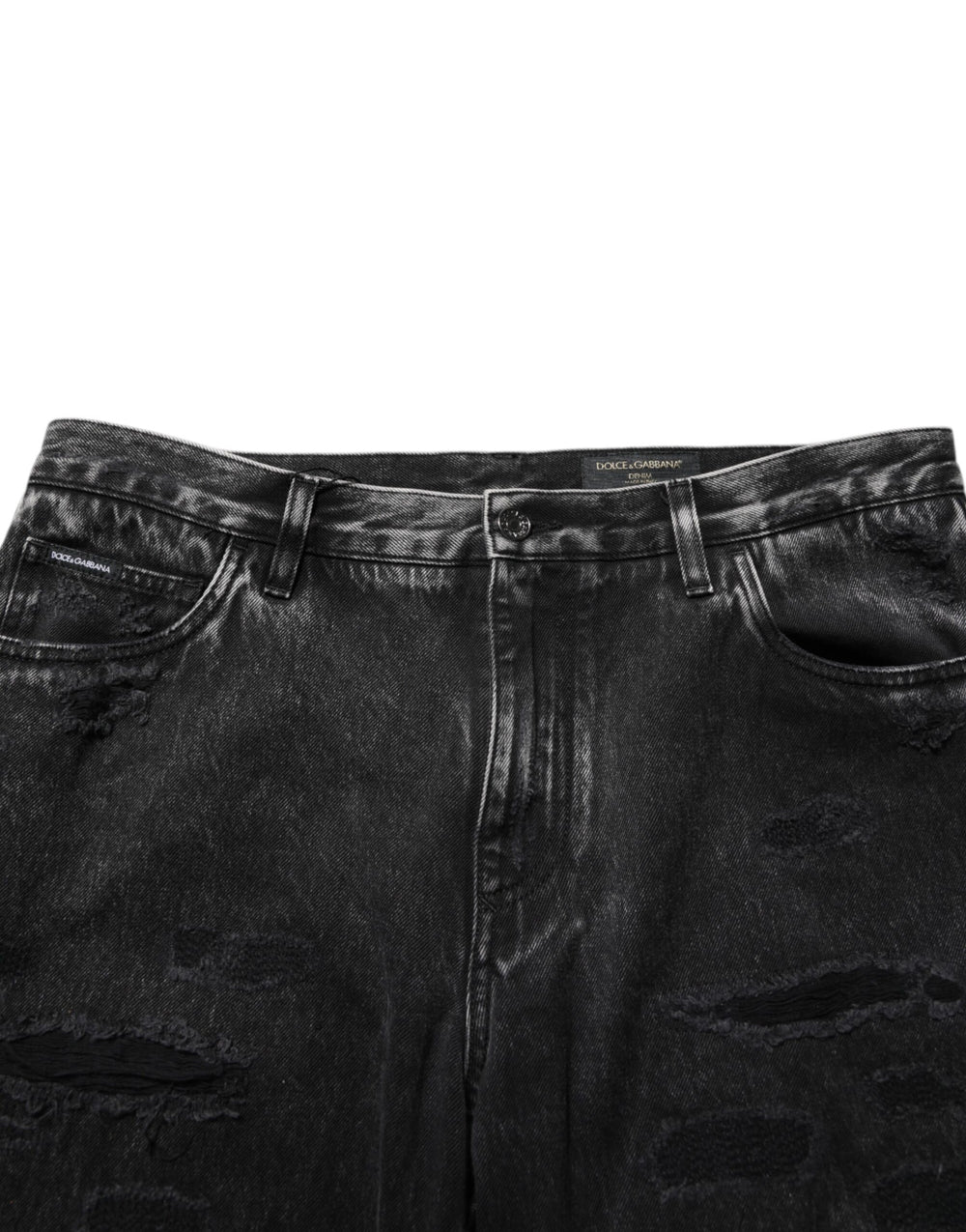 Dolce & Gabbana Cotton Denim Jeans in Black