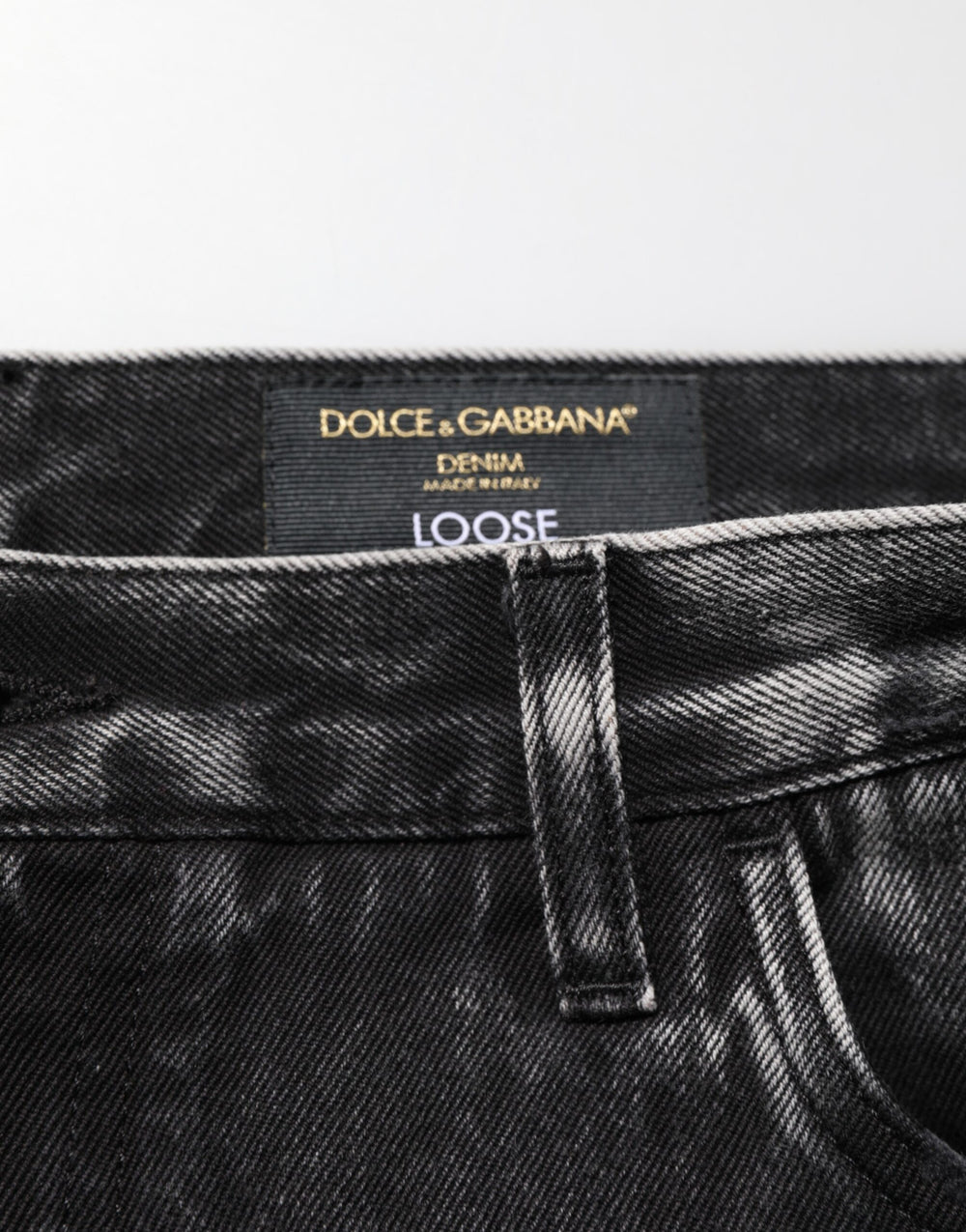 Dolce & Gabbana Cotton Denim Jeans in Black