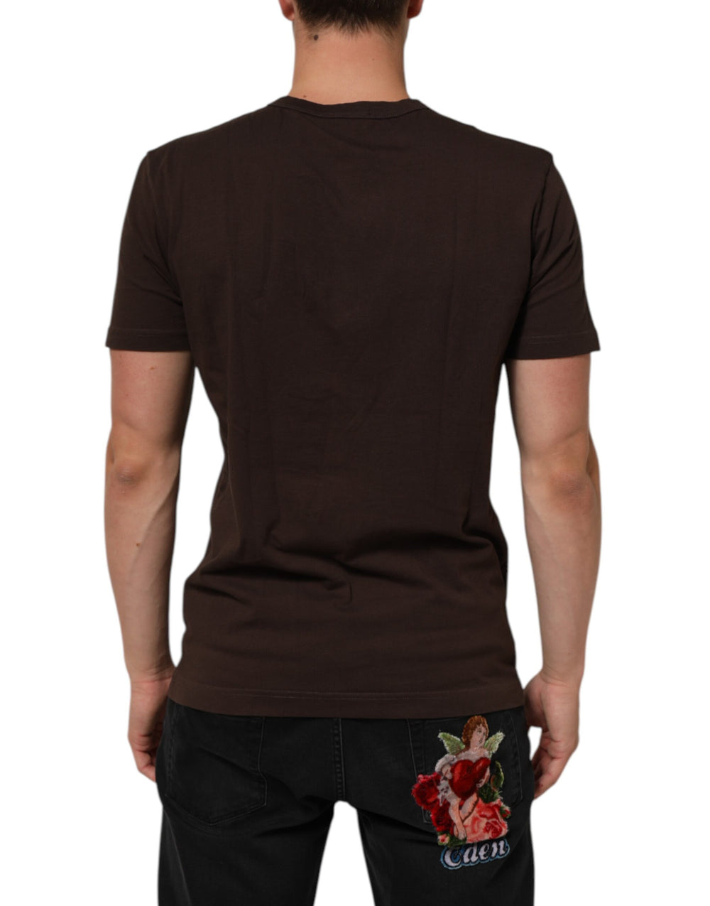 Dolce & Gabbana Cotton T-shirt in Brown