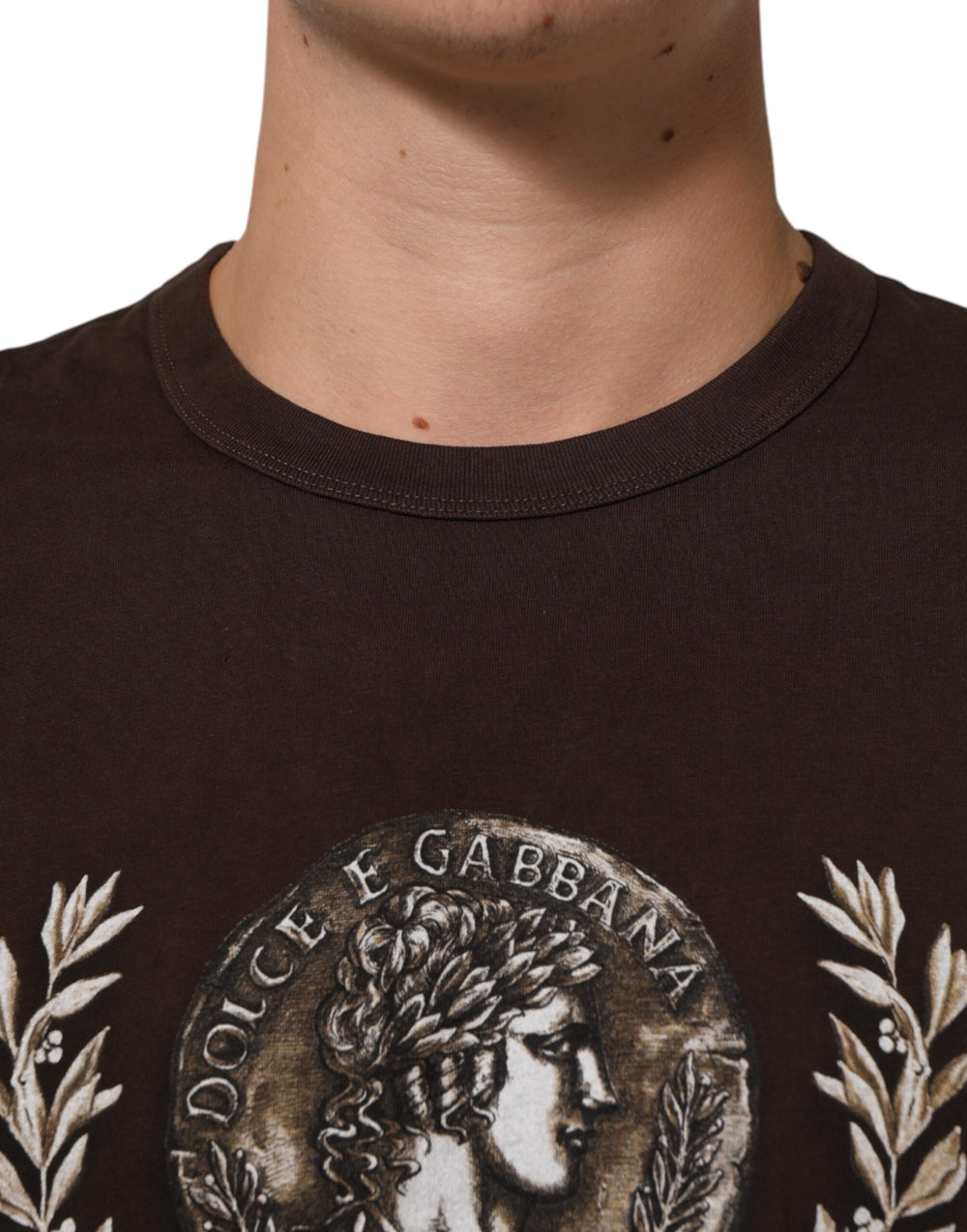 Dolce & Gabbana Cotton T-shirt in Brown