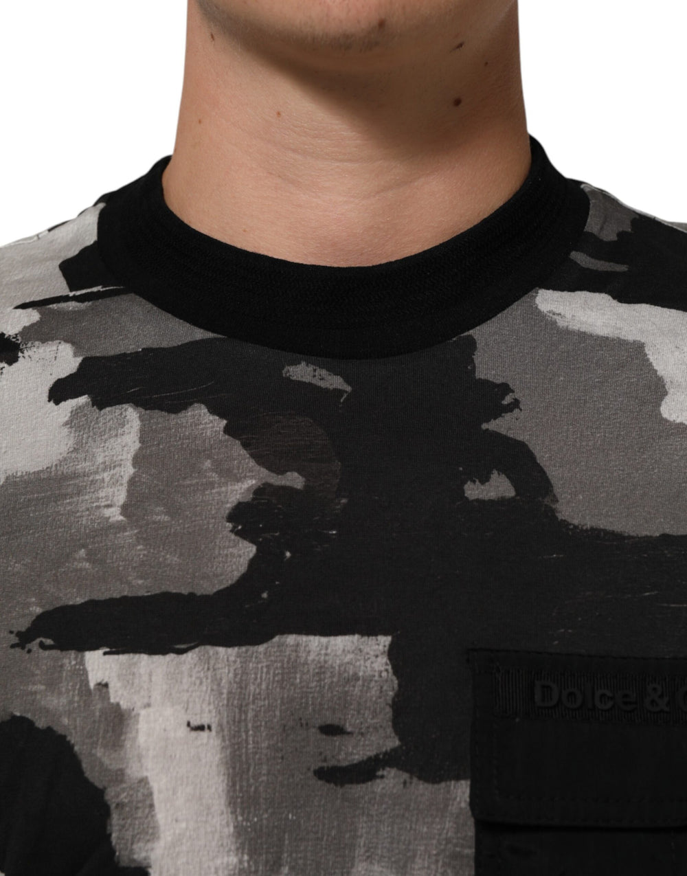 Dolce & Gabbana Cotton T-shirt in Multicolor Camouflage