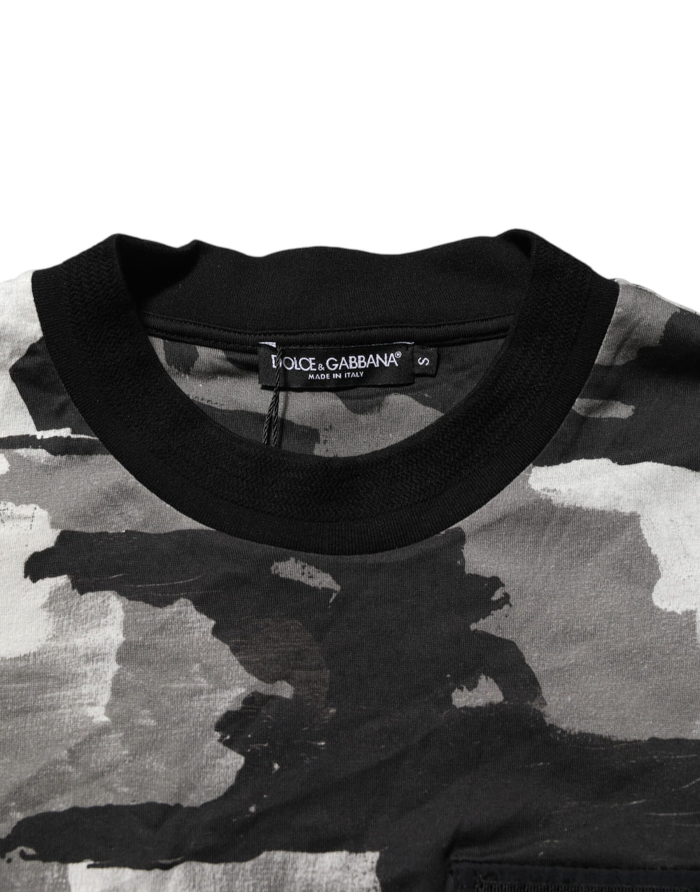 Dolce & Gabbana Cotton T-shirt in Multicolor Camouflage