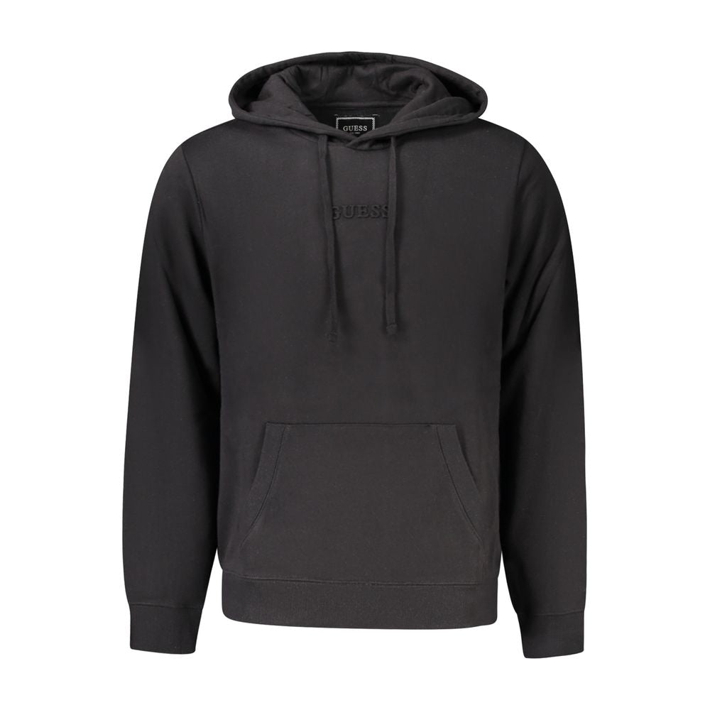 Guess Black Organic Cotton Hoodie
