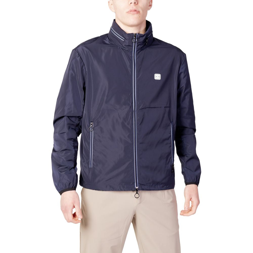 Armani Exchange Polyester Shell Jacket in Blue