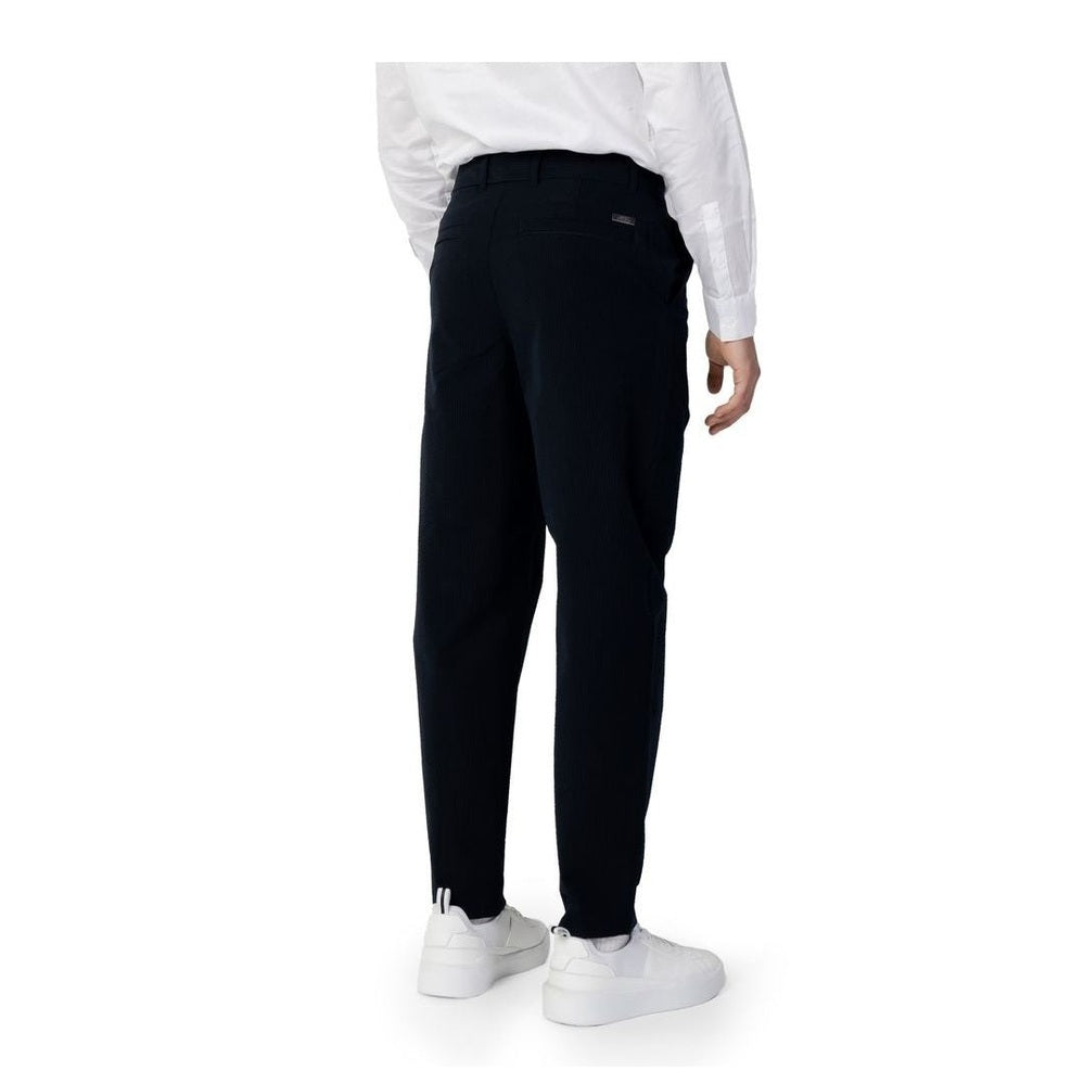 Armani Exchange Cotton Casual Trousers in Blue
