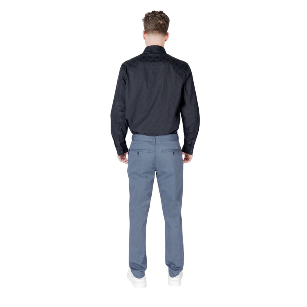 Armani Exchange Cotton Skinny Pants in Blue