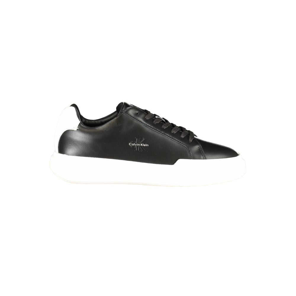 Calvin Klein Black Leather Sneaker