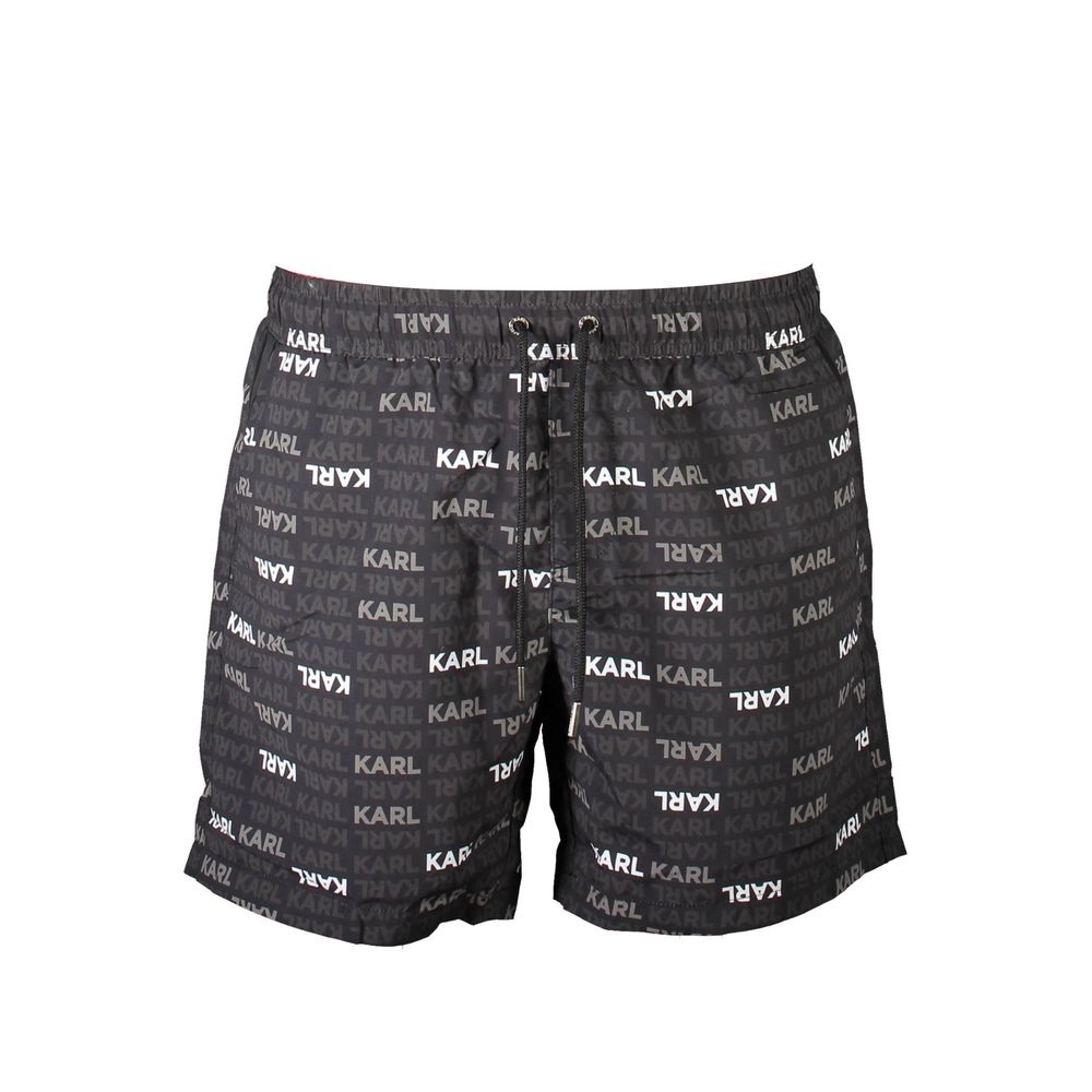 Karl Lagerfeld Swim Boxer in Black mens luxury fashion - Mens Edit