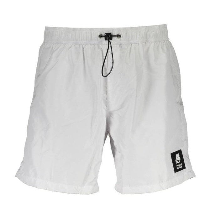 Karl Lagerfeld White Polyester Men's Swim Boxer Shorts Style 2 - Designer | Mens Edit