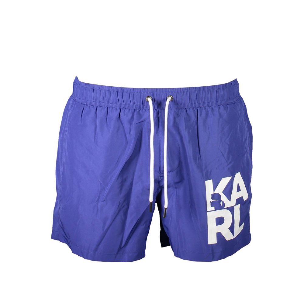 Karl Lagerfeld Swim Trunks in Blue