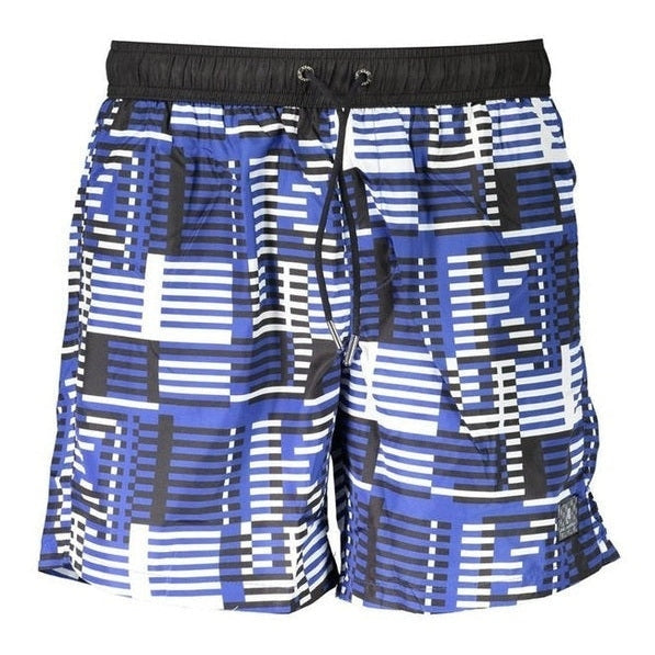 Karl Lagerfeld Blue Polyester Men's QuickDry Swim Boxer - Designer | Mens Edit