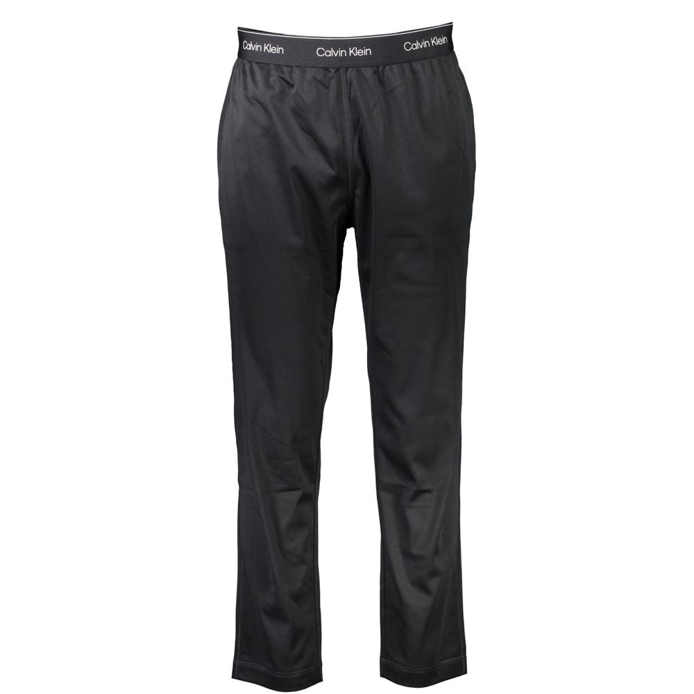 Black Polyester Men's Track Pant mens luxury fashion - Mens Edit
