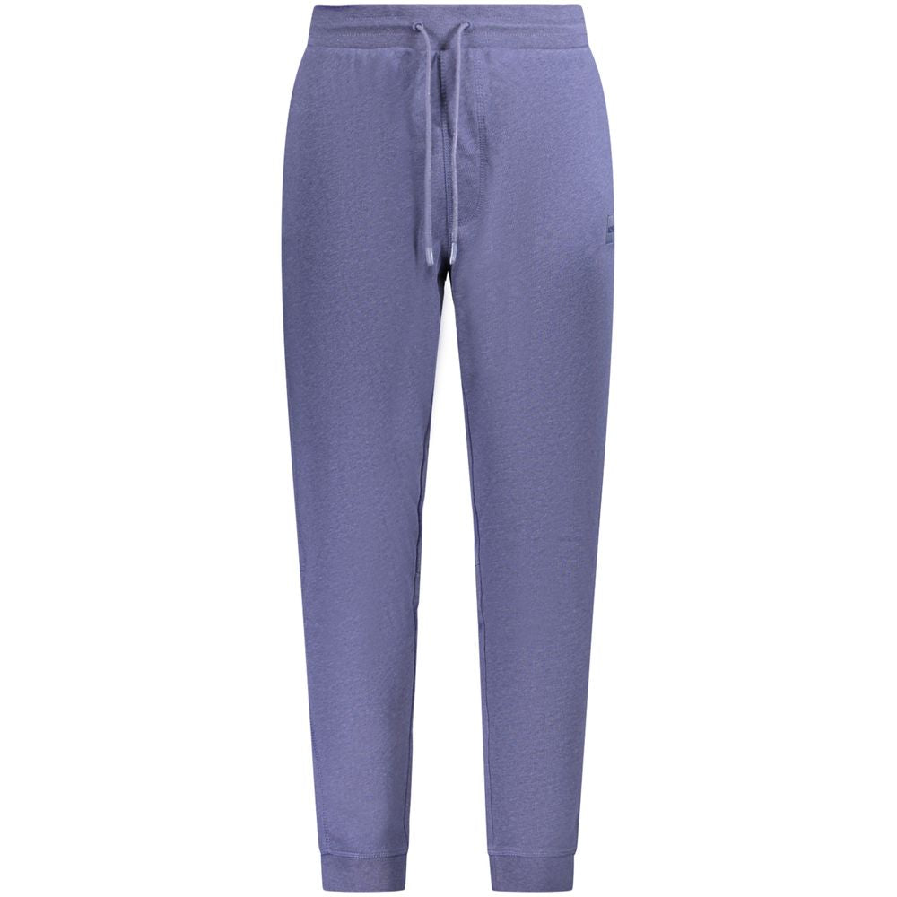 Blu Cotton Men's Track Pant mens luxury fashion - Mens Edit
